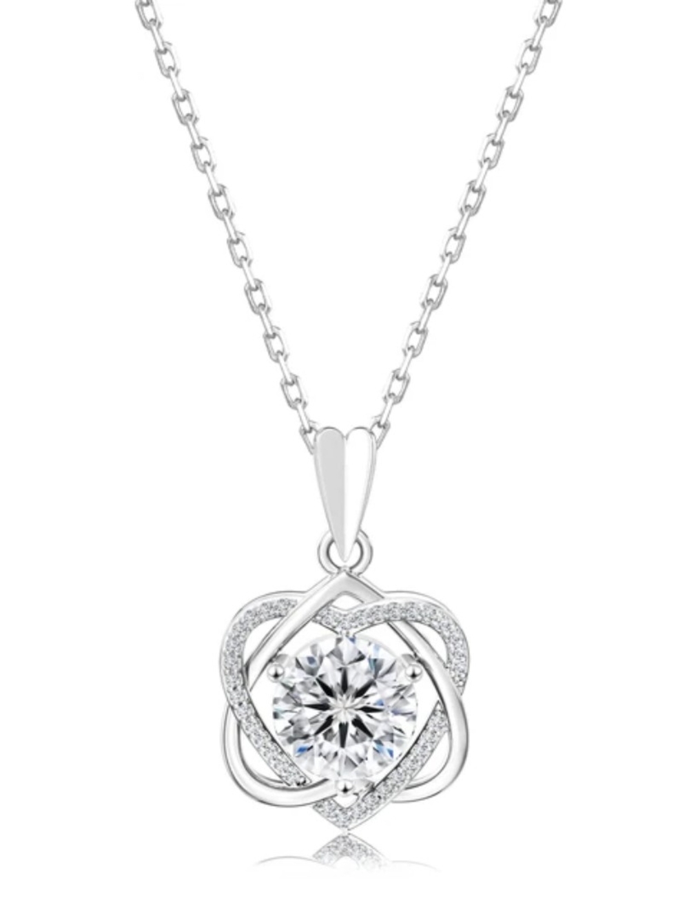 GRA Silver-Tone Pendant Necklace NWT